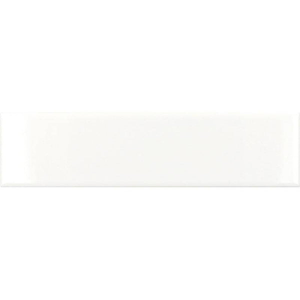 Ridge White Gloss 2x8 Ceramic Tile - tilestate
