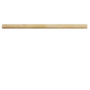 Ivory Travertine 1/2x12 Honed Pencil Liner - tilestate