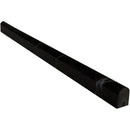 Nero Marquina Marble 1x12 Bullnose Polished Liner - tilestate