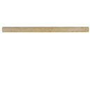 Ivory Travertine 1x12 Bullnose Liner - tilestate