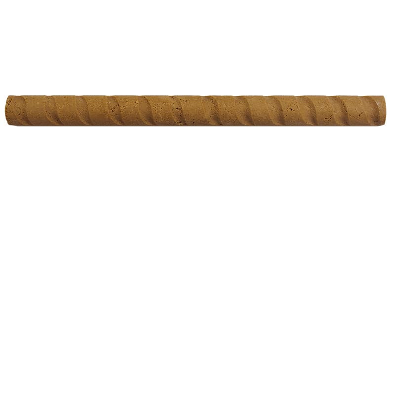 Noce Travertine 1x2 Rope Design Liner - tilestate