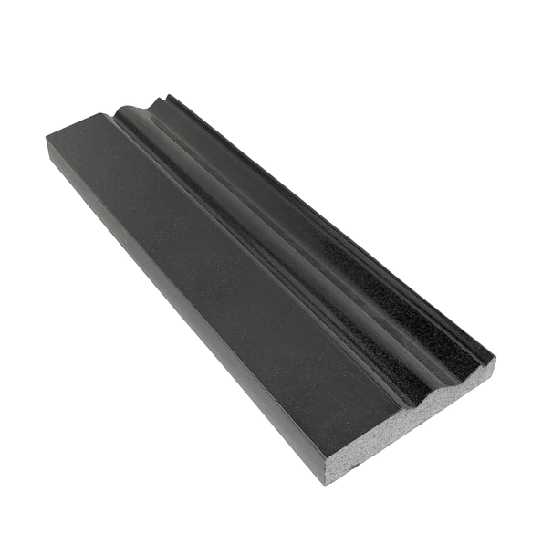 3/4x12 Absolute Black Granite Polished Baseboard Trim - tilestate