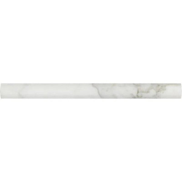 Calacatta Gold Marble 3/4x12 Polished Bullnose Liner - tilestate