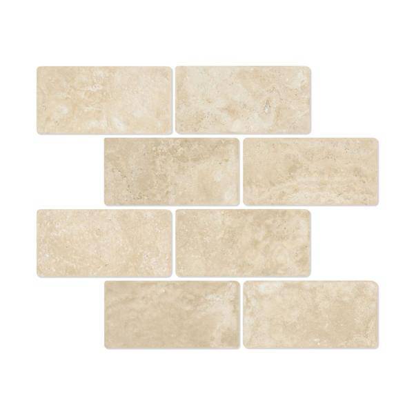 3x6 Tumbled Durango Travertine Tile For Tile Wall and Floor  (Kitchen Backsplash or Shower Wall and Floor) - tilestate