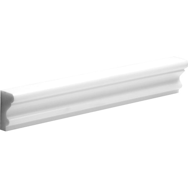 Bianco Lago 2x12 Honed Crown Molding - tilestate