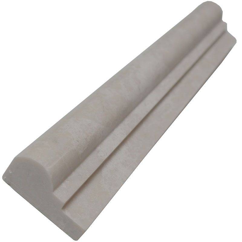 Botticino Beige Marble 2x12 Polished Chairrail - tilestate