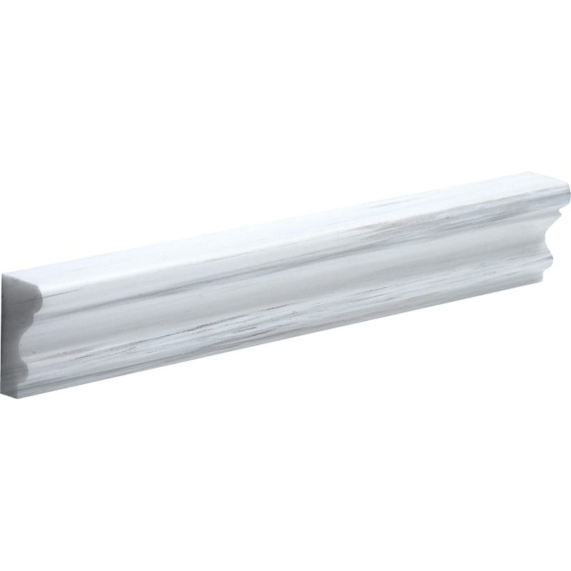 Dolomite Pearl Marble Polished 2×12 Crown Molding - tilestate