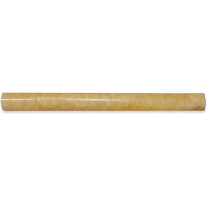 Honey Onyx 3/4x12 Polished Pencil Liner - tilestate