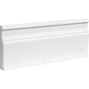 Mont Blanc White Marble Honed Baseboard Molding - tilestate