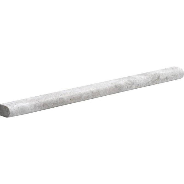 Tundra Gray Marble 3/4x12 Honed Pencil Liner - tilestate