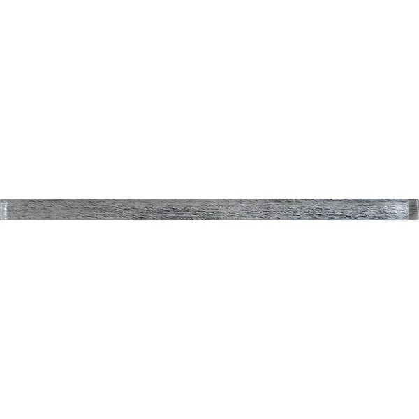 SIERRA SILVER PINE PENCIL Glass Mosaic Tile - tilestate