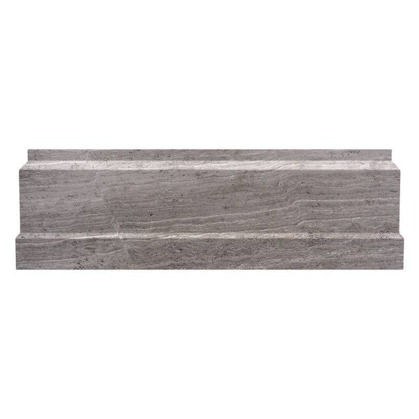 Moldings Wooden Gray Metro Base Wooden Gray Mosaic Tile - tilestate