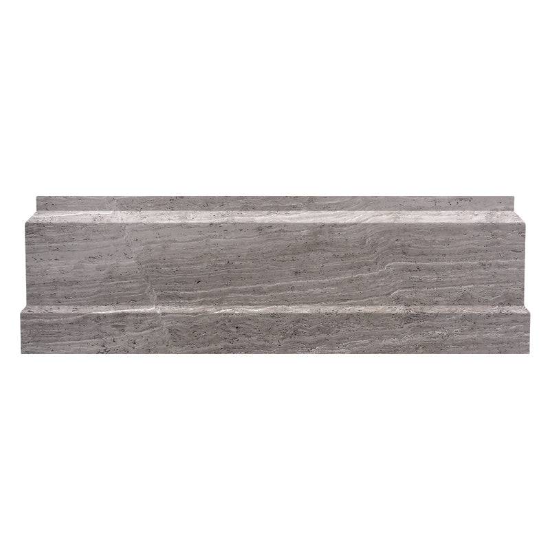 Moldings Wooden Gray Metro Base Wooden Gray Mosaic Tile - tilestate