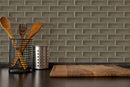 Lace Blend 2x6 Undulated Brick Porcelain Mosaic Tile - tilestate