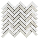 Haisa  Chevron 11 x 12.5 Polished Mosaic Tile - tilestate