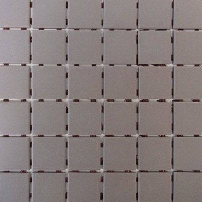 Cc Porcelain Taupe 12x12 Porcelain Mosaic Tile - tilestate