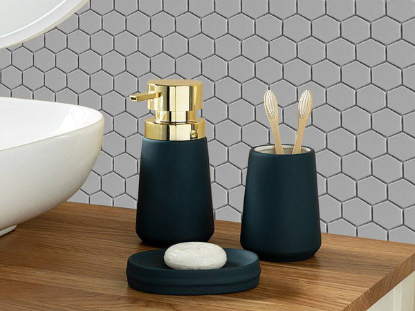 Silver Cloud 2x2 Hexagon Porcelain Mosaic Tile - tilestate