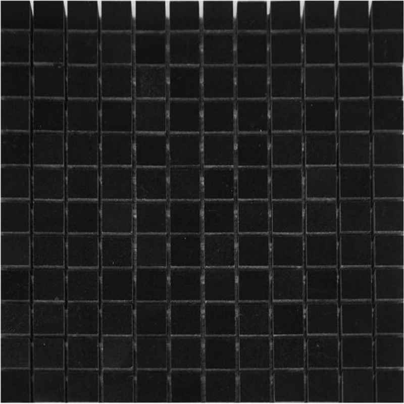 1x1 Absolute Black Granite Polished Mosaic Tile - tilestate