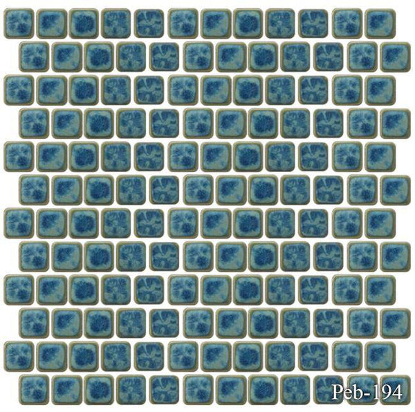 Peb Navy Blue 1x1 Pool Tile Series - tilestate