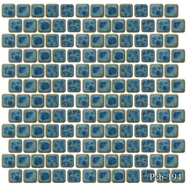 Peb Navy Blue 1x1 Pool Tile Series - tilestate