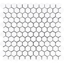 Thassos White Marble 1x1 Hexagon Polished Mosaic Tile - tilestate