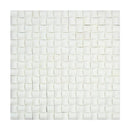 Thassos White Marble 3D Pillow Polished Mosaic Tile - tilestate
