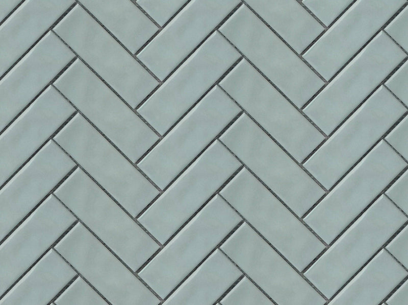 Jade 1x4 Herringbone Porcelain Mosaic Tile - tilestate