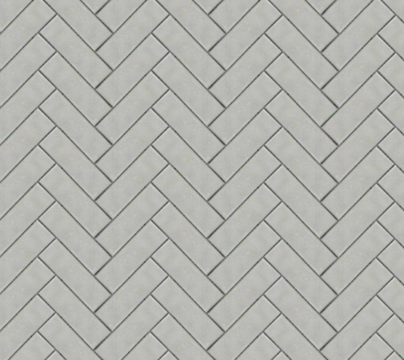 Silver Cloud 1x4 Herringbone Porcelain Mosaic Tile - tilestate