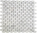 Dc Metro Oval Office Bianco Carrara Mosaic Tile - tilestate