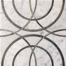 Waterjet Alcamo Bianco Carrara Mosaic Tile - tilestate
