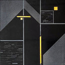 ROCKEFELLER Black Nouveau Black Jade, Brass Mosaic Tile - tilestate