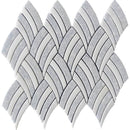 MYKONOS ARTEMIS Blue Celeste/Imperial white Mosaic Tile - tilestate