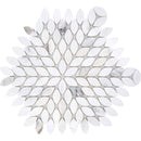 MICRONESIA PALAU Calacatta Gold, Thassos Mosaic Tile - tilestate