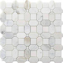 TUSCANY MONTALCINO Calacatta Gold/ Thassos Mosaic Tile - tilestate