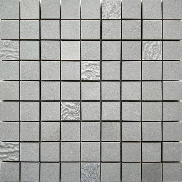 Aurora White Mosaic Ceramic Tile - tilestate