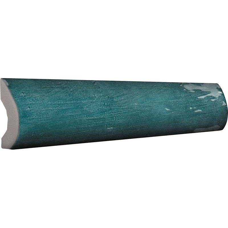 SATIN Satin Quetzal PENCIL BULLNOSE Ceramic Tile - tilestate