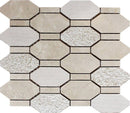 Bali Pacific Rim Crema Crema Marfil Mosaic Tile - tilestate