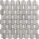 SAHARA TIBESTI CRYSTAL SAND/Thassos white polished Mosaic Tile - tilestate