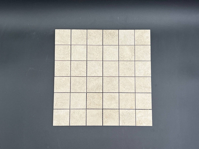 2x2 Golden Beach Square Honed Limestone Mosaic Tile  For Kitchen Backsplash or Bathroom Wall and Flooring - tilestate