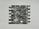 Bardiglio Grey Marble 1x3 Stacked Brick Mosaic Tile - tilestate