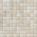 Botticino Beige Marble 1x1 Tumbled Mosaic Tile - tilestate
