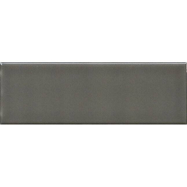 Charcoal Grey 4x12 Glazed Ceramic Wall Tile - tilestate