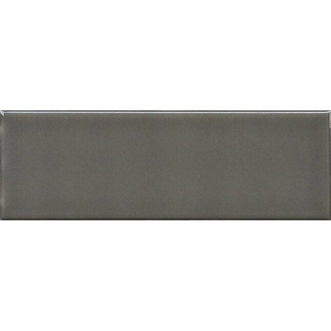 Charcoal Grey 4x12 Glazed Ceramic Wall Tile - tilestate