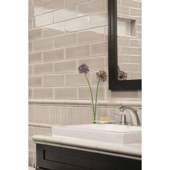 Crema Pearl 4x12 Glazed Ceramic Wall Tile - tilestate