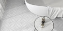 Iconic Star Key Thassos White Mosaic Tile Polished - tilestate