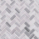 Marmara Marble 1x2 Herringbone Polished Mosaic Tile - tilestate