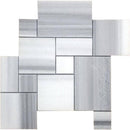 Marmara Marble Mini Pattern Polished Mosaic Tile - tilestate