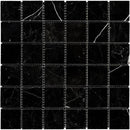 Nero Marquina Marble 2x2 Polished Mosaic Tile - tilestate