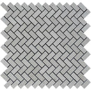 Spanish Grey Marble 1x2 Herringbone Polished Mosaic Tile - tilestate