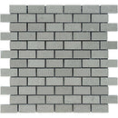 Spanish Grey Marble 1x2 Polished Mosaic Tile - tilestate